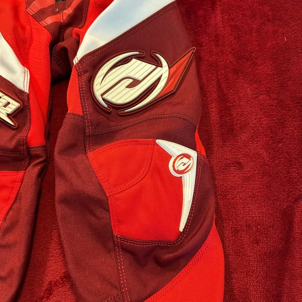 Answer‎ Racing Syncron Youth Motocross Pants Red Maroon White Size 18 Youth